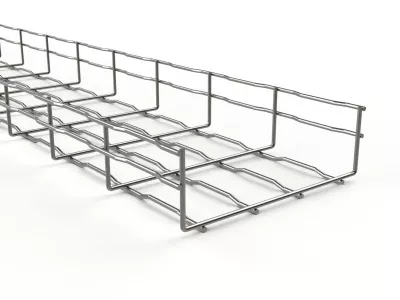 Rácsos kábeltálca bf 600x65mm zink