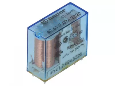 FINDER relé 24V/DC 16A 406170242320