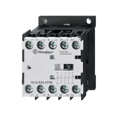 Mágneskapcsoló 9A 3Z+1NY 24VAC MINI