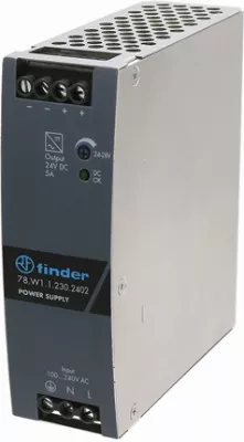 TÁPEGYSÉG 230/24VDC,120W KAPCS.ÜZ. 78W112302402, TS35, 5A