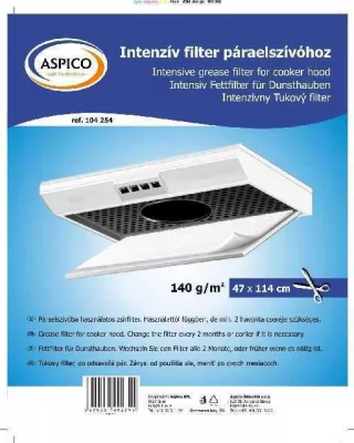 ASPICO ZSÍRSZŰRŐ PÁRELSZ. 1db/cs @ PÁRAELSZÍVÓHOZ, 47×114cm, VÁGHATÓ
