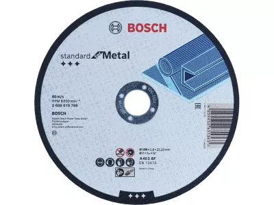 BOSCH VÁGÓKORONG FÉMRE ÁTM:180mm @ 180x1,6x22,2 mm A46SBF