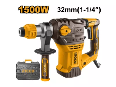 INGCO KOMBI KALAPÁCS 1500W SDS-PLUS@ 5,5 J 1500 W SDS-Plus