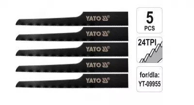 YATO pneumatikus szablyafűrészhez lap 24TPI 5 db/csomag