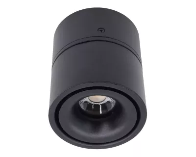 SPOT LED 8W dönthető forgatható, fekete