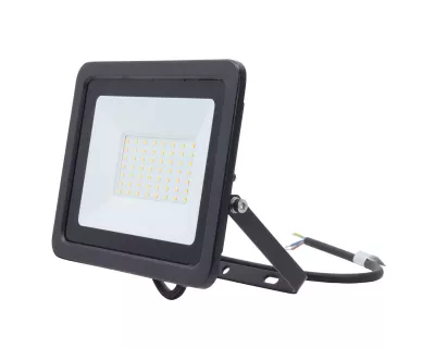 LED fényvető/reflektor 50W 4000K 3700lm fekete, lapos kivitel