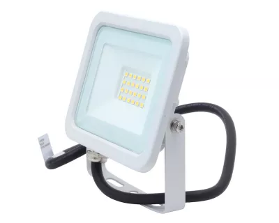 LED fényvető/reflektor 20W 4000K 1600lm fehér, lapos kivitel, előtét nélkül