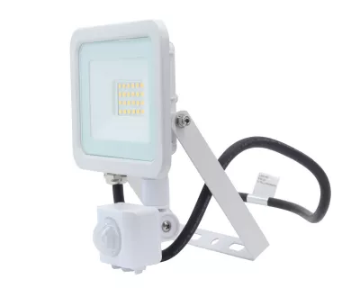 LED fényvető/reflektor mozgásérzékelővel 20W 4000K 1600lm fehér, lapos kivitel