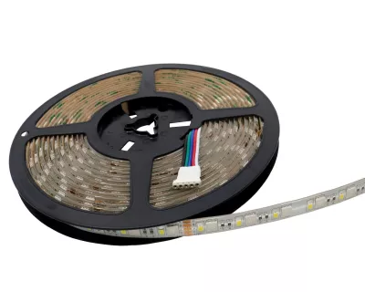 LED SZALAG 5m 120LED/m IP65 RGBW 28,8W/m   24V