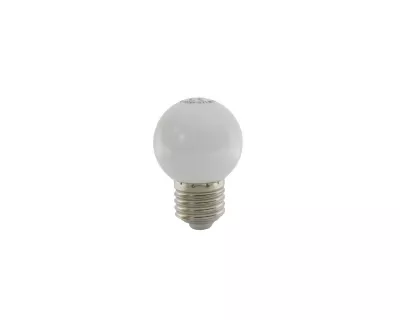 Színes LED gömb 1W E27 fehér 4000K