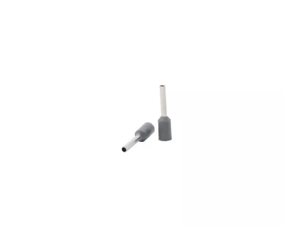 SZIGETELT ÉRVÉGHÜVELY  0.75mm2 SZÜRKE