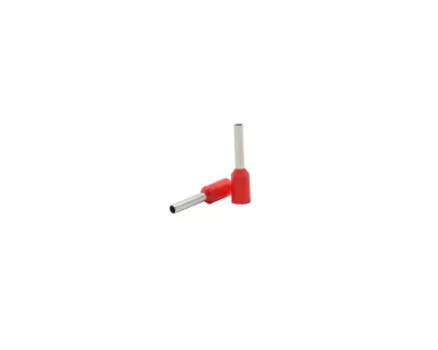 SZIGETELT ÉRVÉGHÜVELY  1.0mm2 PIROS