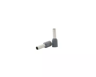 Szigetelt érvéghüvely 4.0mm2 szürke