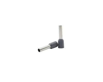 Szigetelt érvéghüvely 4.0mm2 szürke hosszú