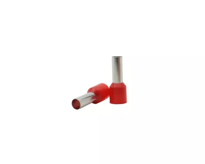 SZIGETELT ÉRVÉGHÜVELY 10.0mm2 PIROS