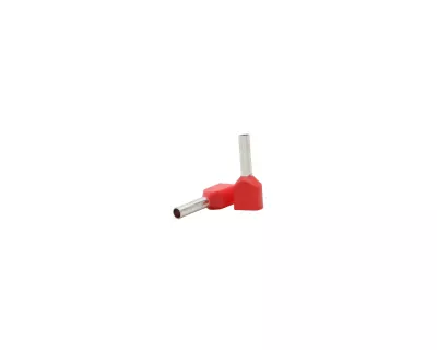 IKERÉRVÉGHÜVELY 2x1 mm2 PIROS
