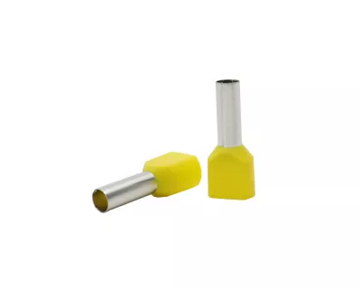 IKERÉRVÉGHÜVELY 2x6.0mm2 SÁRGA