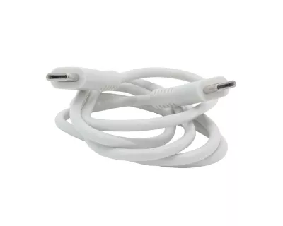 USB-C USB-C töltőkábel fehér 1m@
