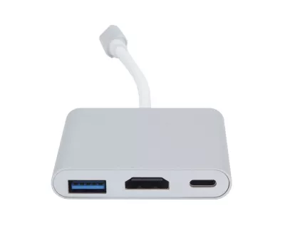 3in1 Multiport USB-C adapter 10cm kábellel @