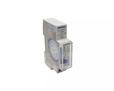 Kapcsolóóra mechanikus 1 modulos sínre szerelhető