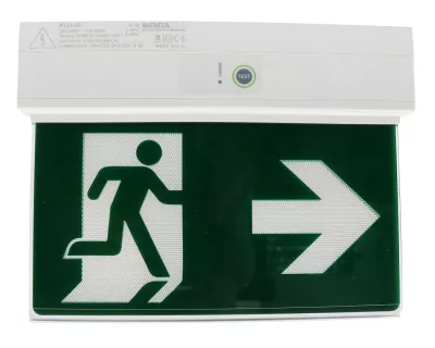 Vészvilágító LED 3W 180s (3h) mennyezeti/oldalfali.* állandó/készenléti