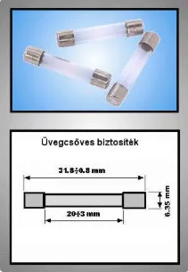 ÜVEGCSÖVES BIZT.6x32mm 5.0A GYORS