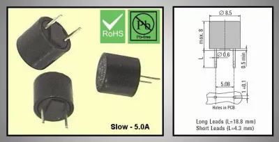 OLVADÓBIZTOSÍTÉK LASSÚ TR5 5A 250V