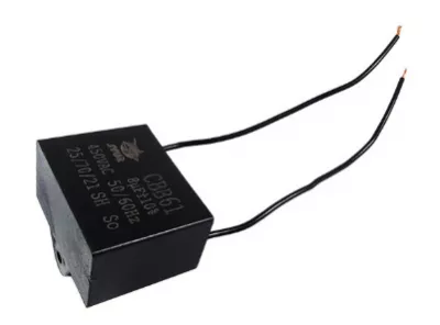 KONDENZÁT. 8uF 450V RÖGZÍTŐ FÜLES 8uF 450V