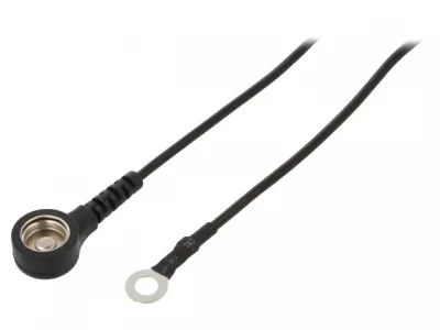 ANTISZTATIKUS KÁBEL 1,5M 10,3mm ANYA PATENT-5mm GYŰRŰ