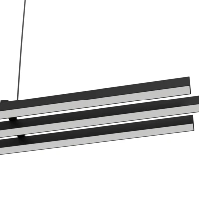 LED függeszték 3000K 3080lm fekete/fehér cannigi@