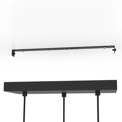 PAZ függeszték 3xE14 fekete/szálcsiszolt sárgaréz/fehér 3X40W E14