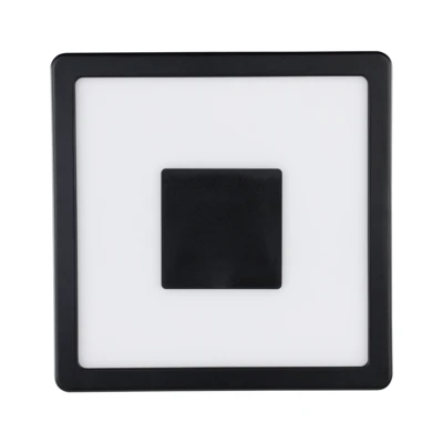 IPHIAS 2 LED kültéri mennyezeti 21x21cm fekete 17W 2000lm 3000K