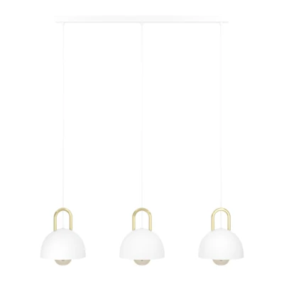 CALMANERA Függ E27 3x40W feh/csiszr