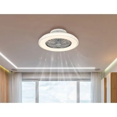 CORUSSO VENTILÁTOR LED 40W 230V 260-2500lm teljesítm. CCT 3000-6500K